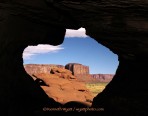 Clay Pot Arch, Arizona, Monument Valley, desert, arch